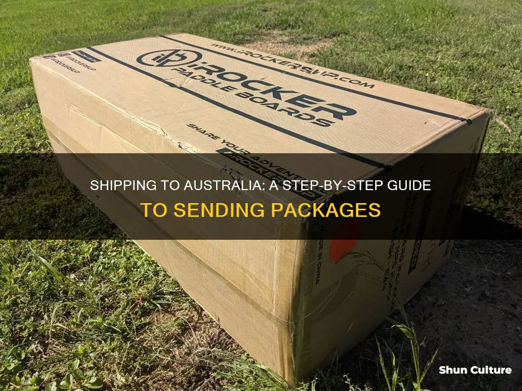 how to ship a box to australia