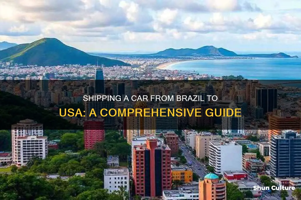 how to ship a car from brazil to usa