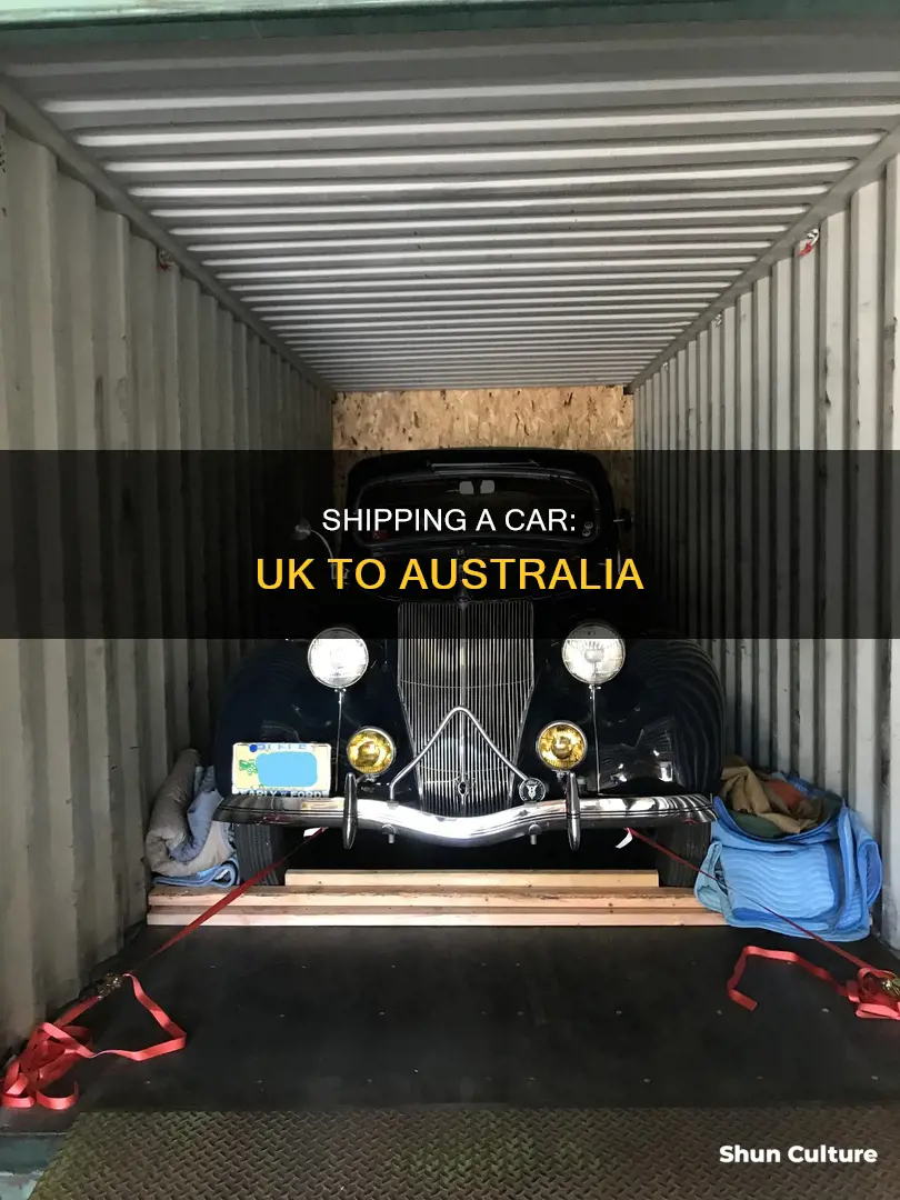 how to ship a car from uk to australia