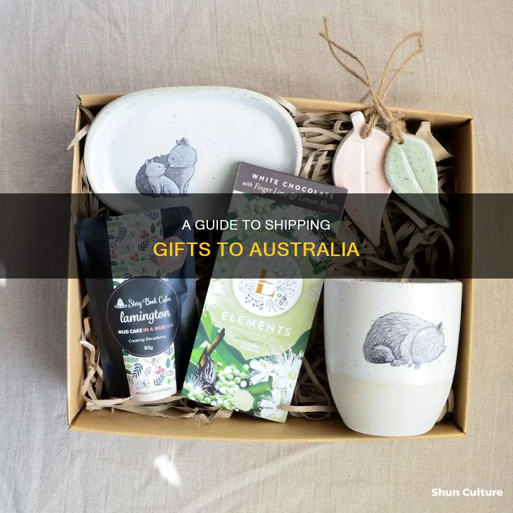 how to ship a gift to australia