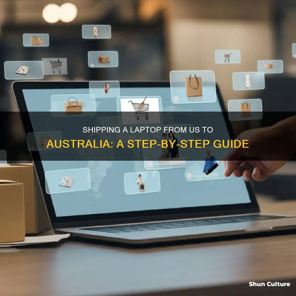 how to ship a laptop from us to australia