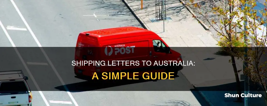 how to ship a letter to australia