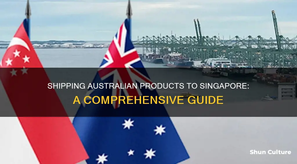 how to ship australia products to singapore