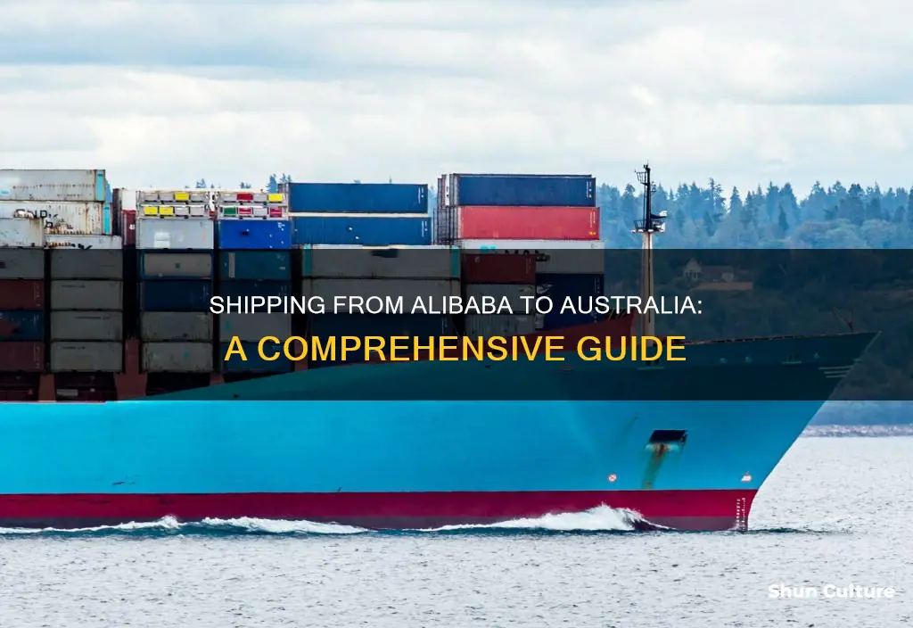 how to ship from alibaba to australia