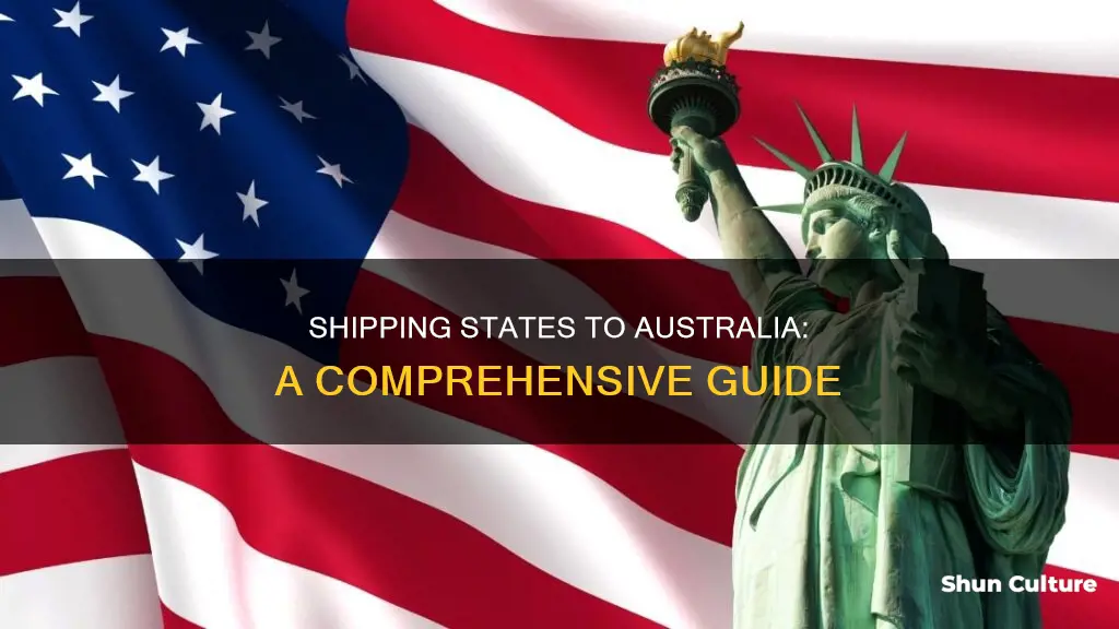 how to ship from the states to australia
