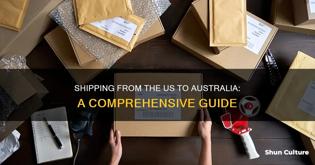 how to ship from us to australia