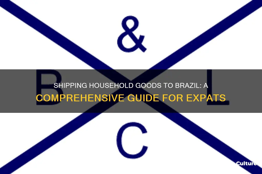 how to ship household goods to brazil