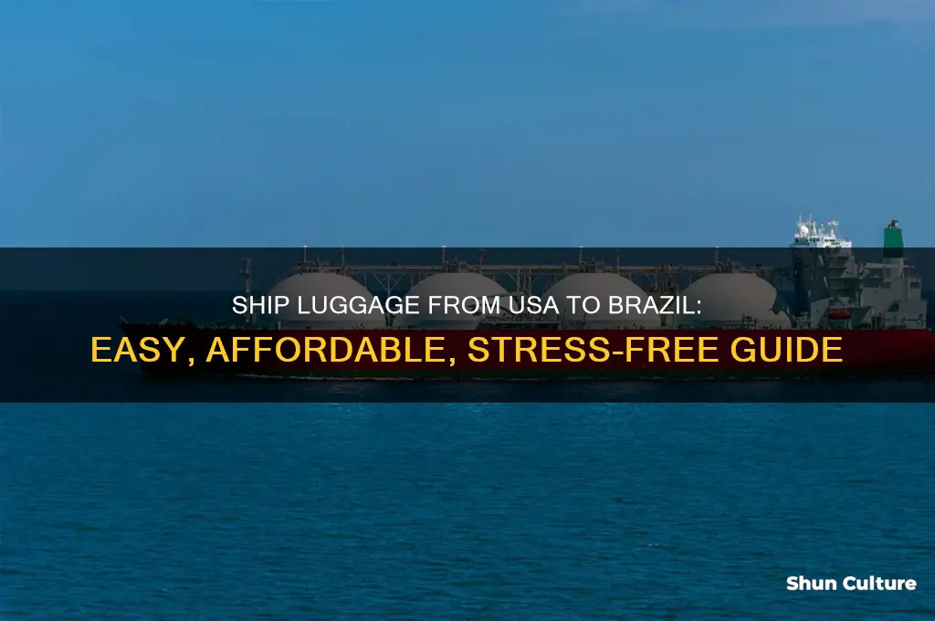 how to ship luggage from usa to brazil
