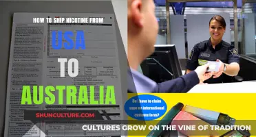 Shipping Nicotine Overseas: USA to Australia