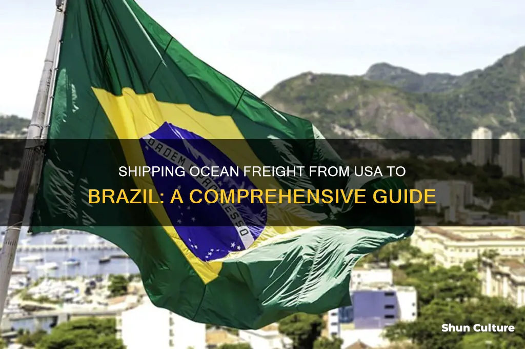 how to ship ocean freight from usa to brazil