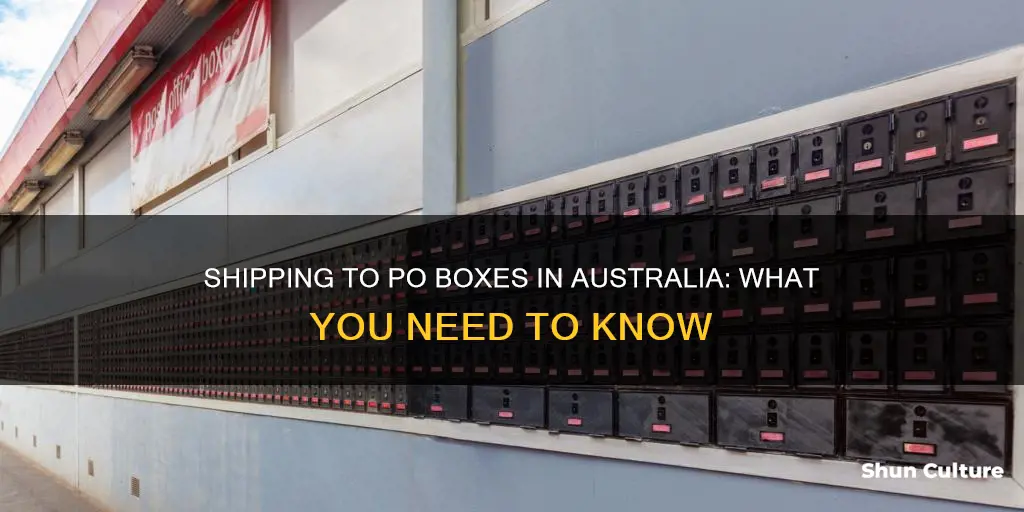 how to ship to po box australia