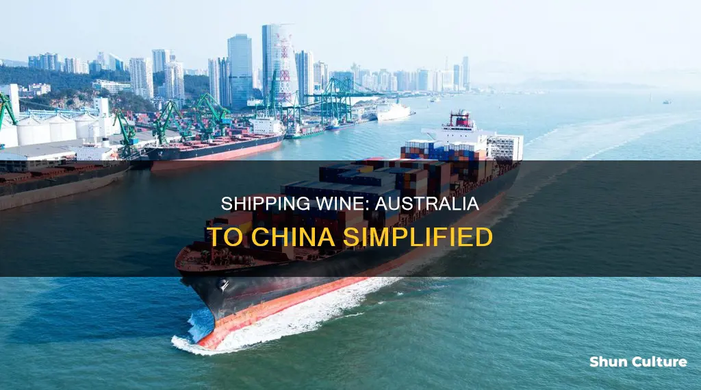 how to ship wine from australia to china