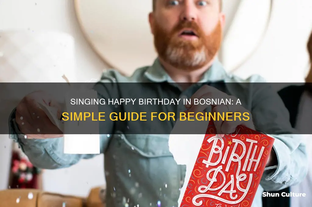how to sing happy birthday in bosnian