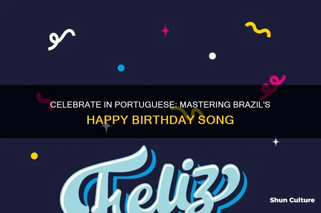 how to sing happy birthday in brazil