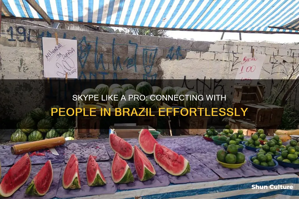 how to skype people in brazil