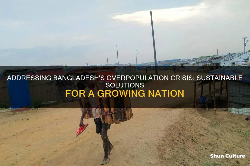 how to solve overpopulation in bangladesh