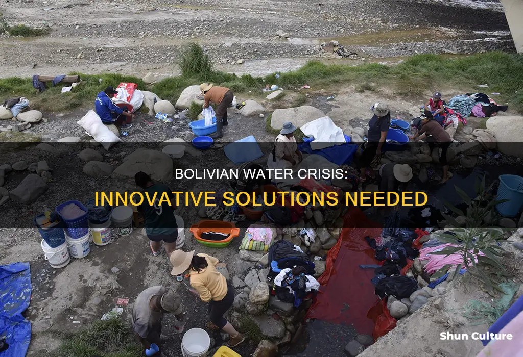 how to solve water problem in bolivia