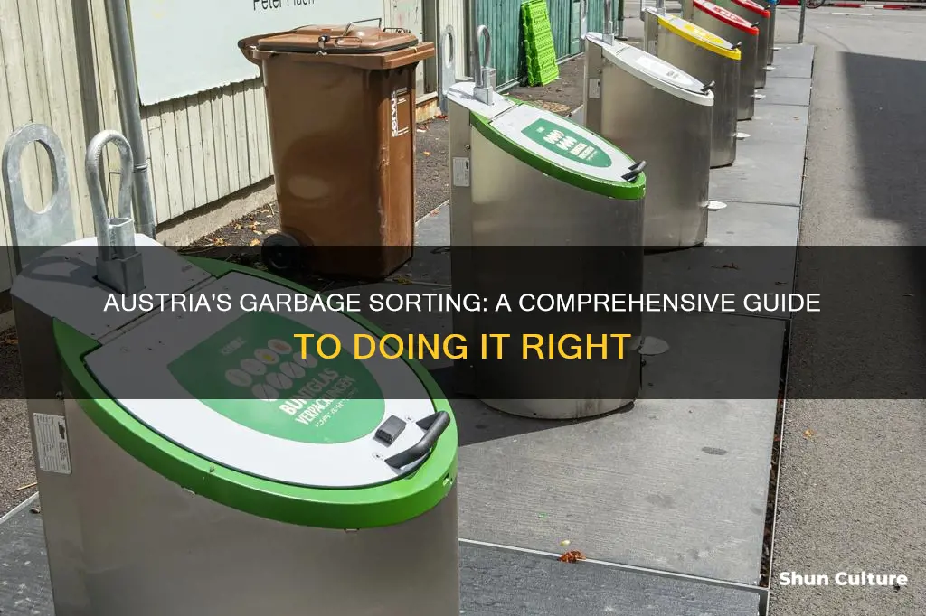 how to sort garbage in austria