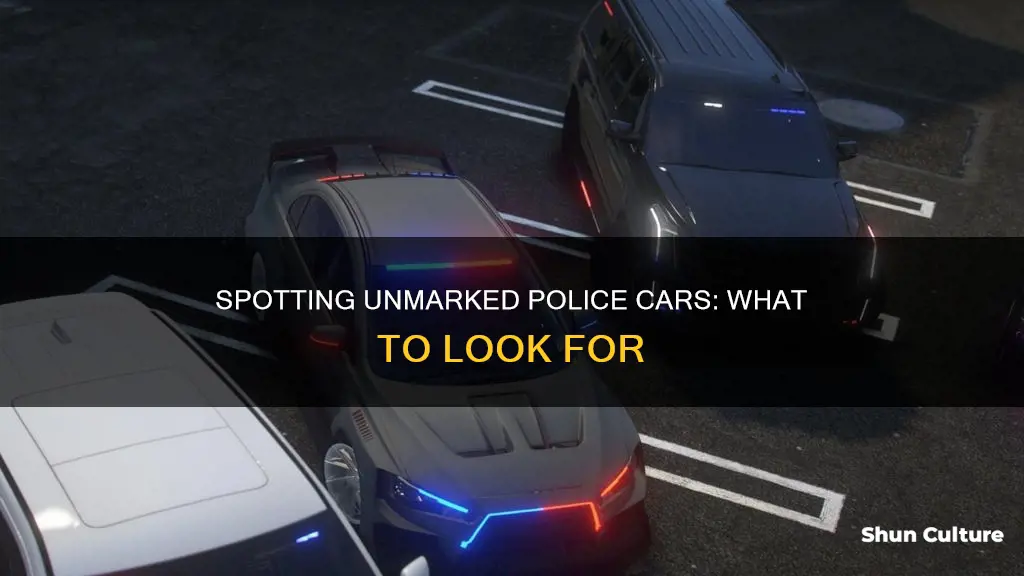 how to spot an unmarked police car australia
