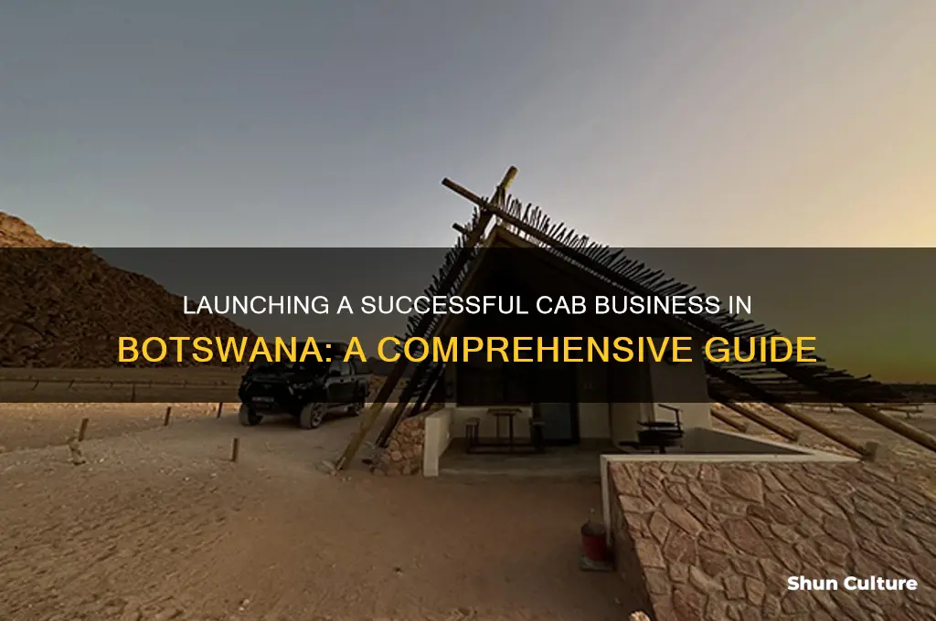 how to start a cab company in botswana