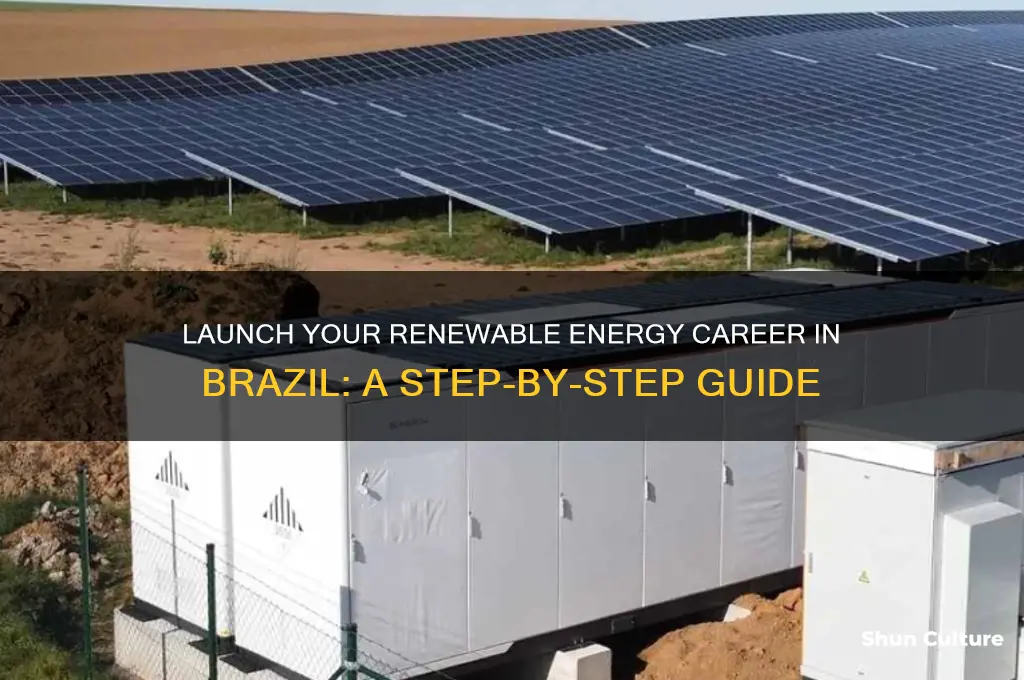 how to start a career in renewable energy brazil