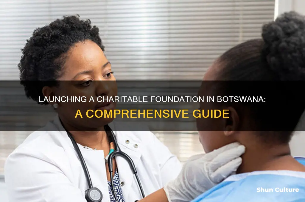 how to start a charitable foundation in botswana