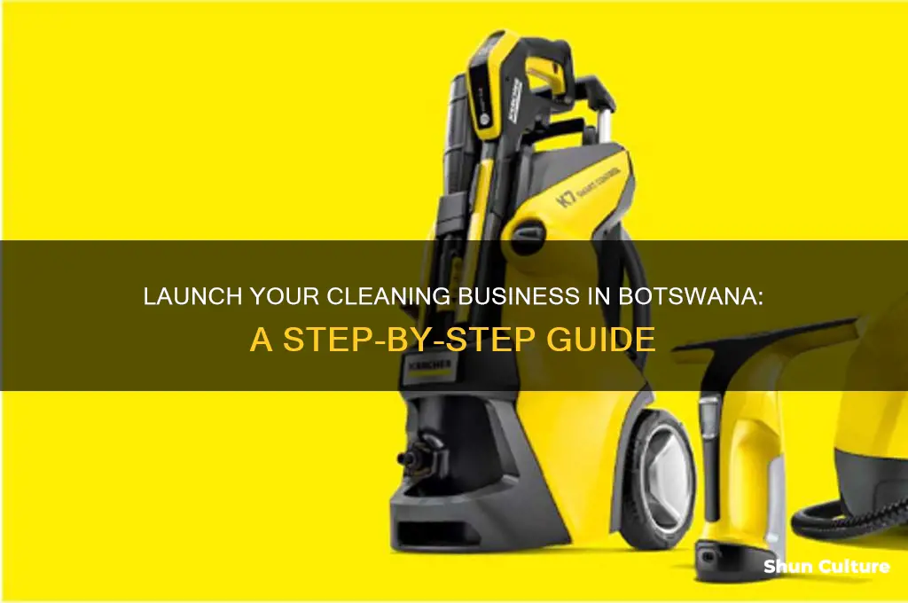 how to start a cleaning company in botswana