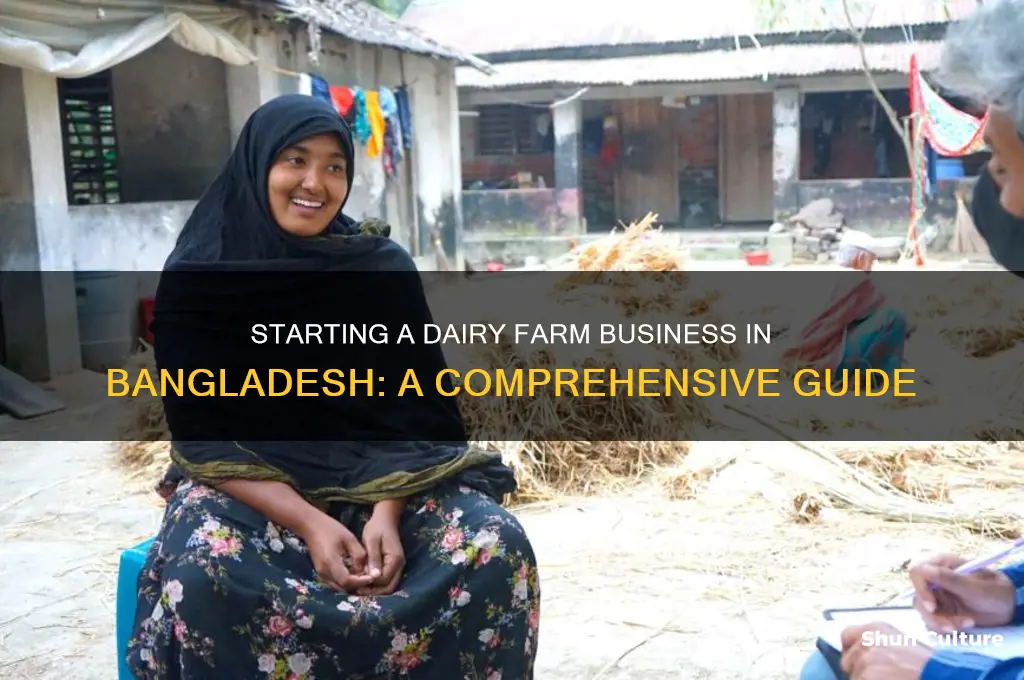 how to start a dairy farm business in bangladesh