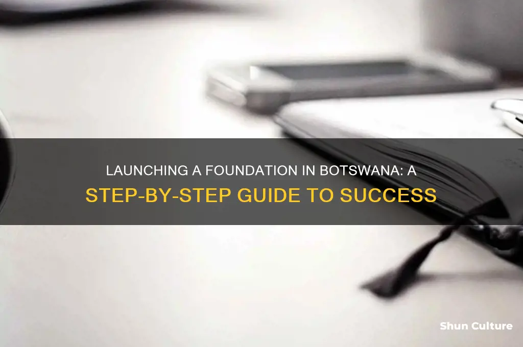 how to start a foundation in botswana