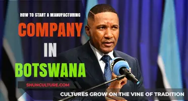 Launching a Manufacturing Business in Botswana: A Comprehensive Startup Guide