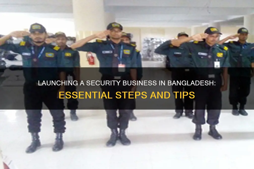 how to start a security company in bangladesh