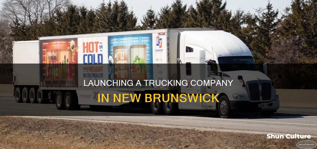 how to start a trucking company in new brunswick