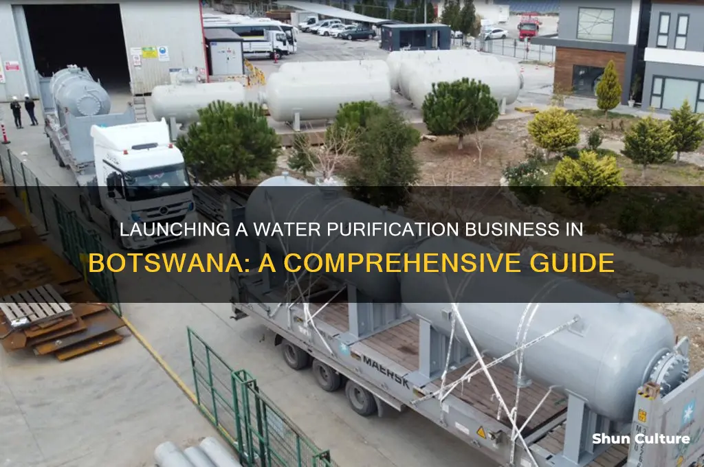 how to start a water purification business in botswana