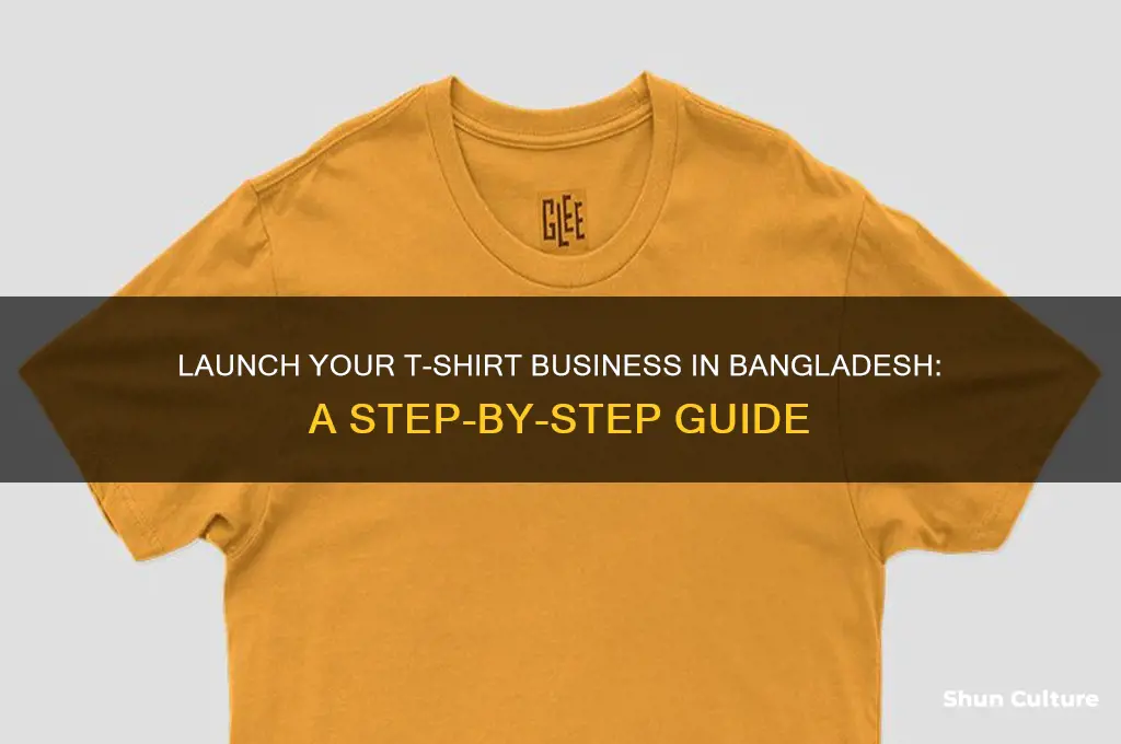 how to start tshirt business in bangladesh