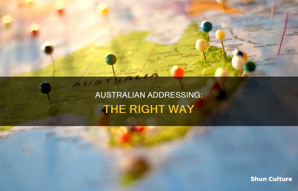 how to state addresses in australia