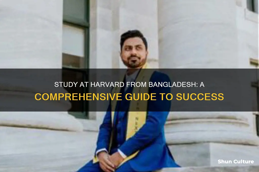 how to study in harvard university from bangladesh