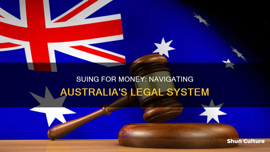 how to sue someone for money in australia