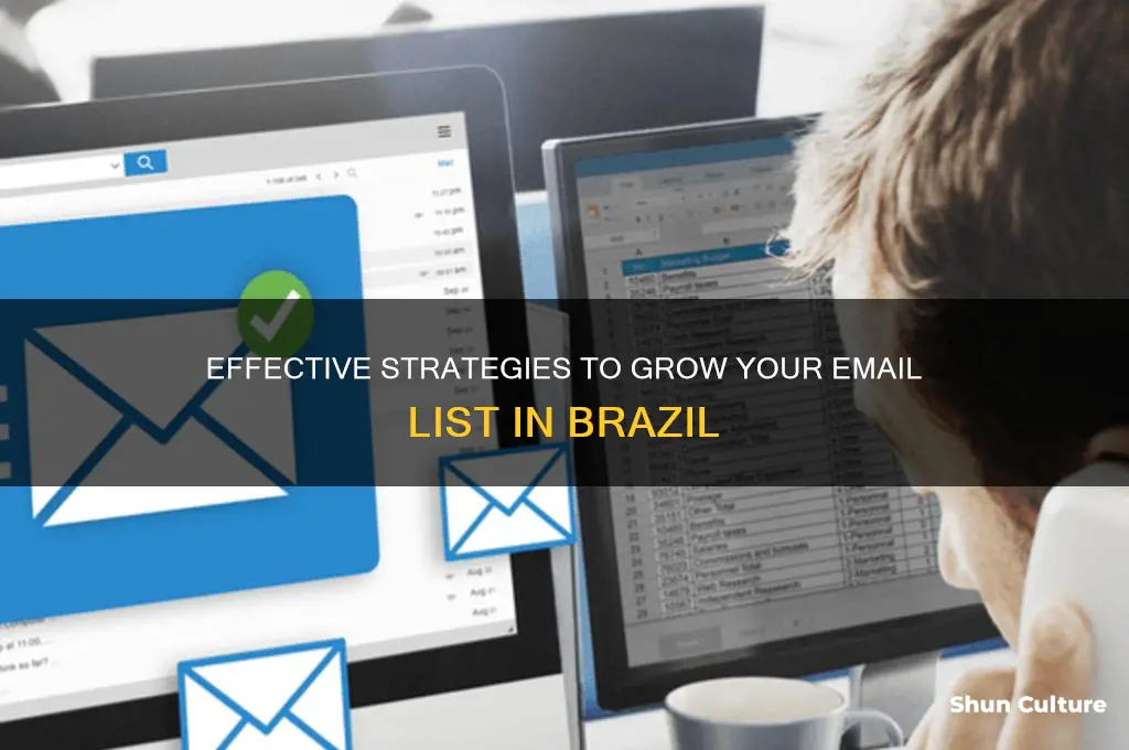 how to swll an email list for brazil
