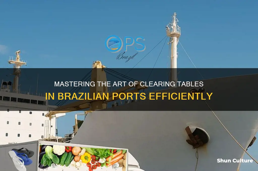 how to sy get off the table in brazil port