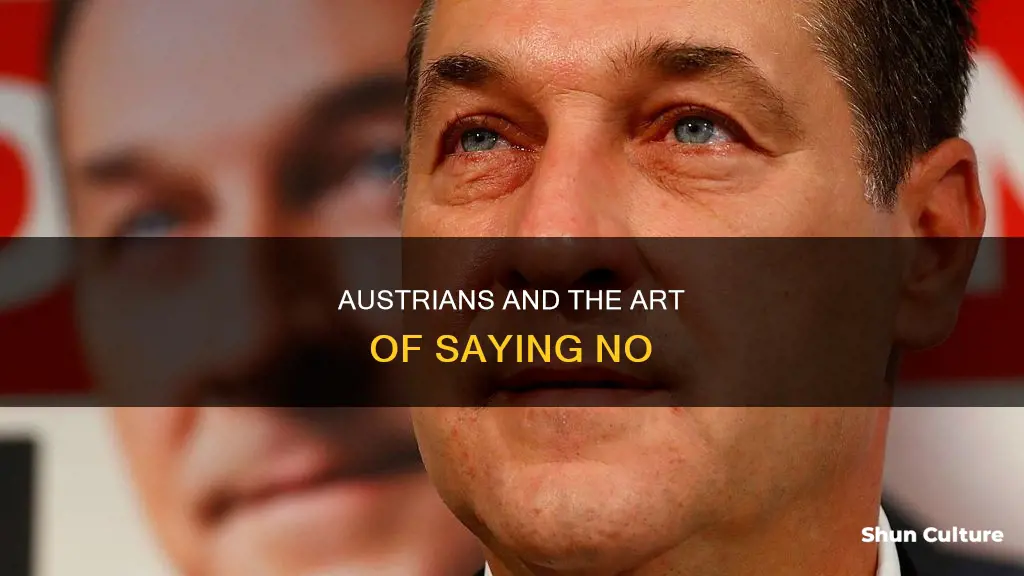 how to sy no in austrian