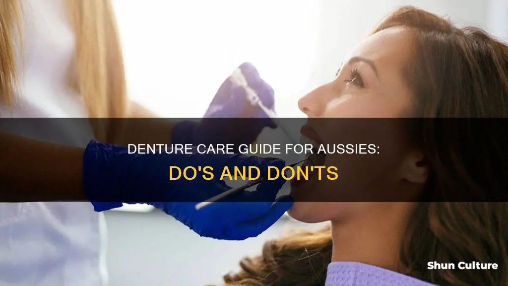 how to take care of dentures australia