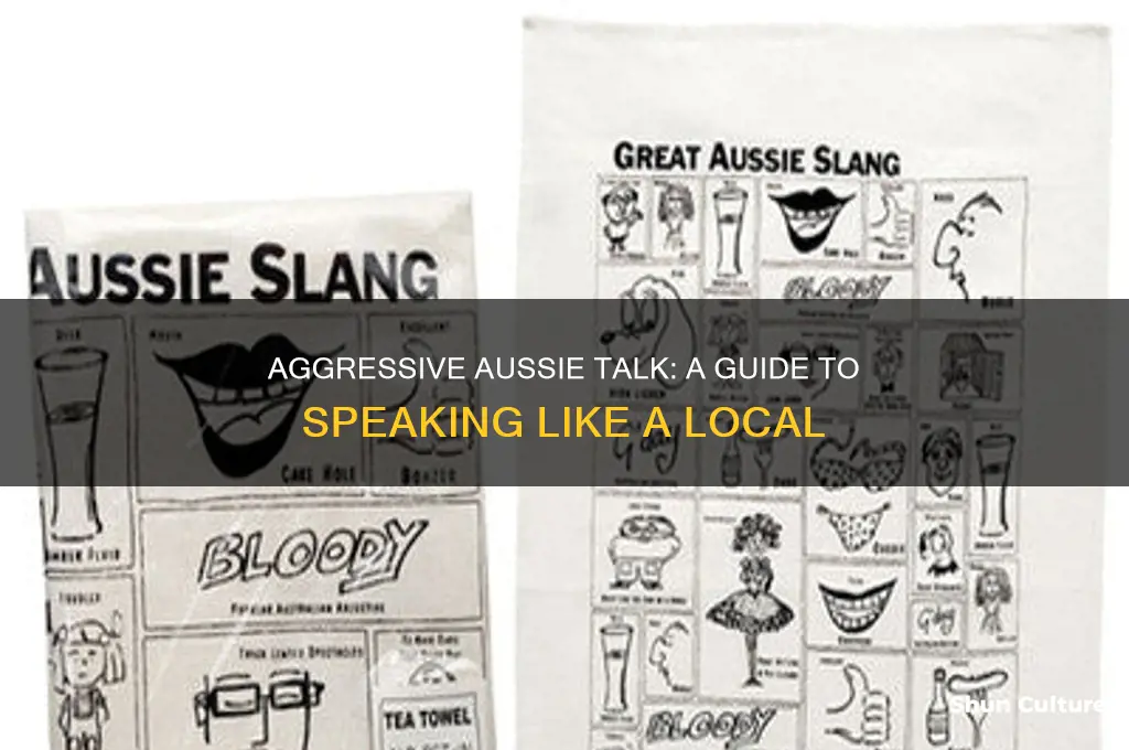 how to talk aggressively like an australian