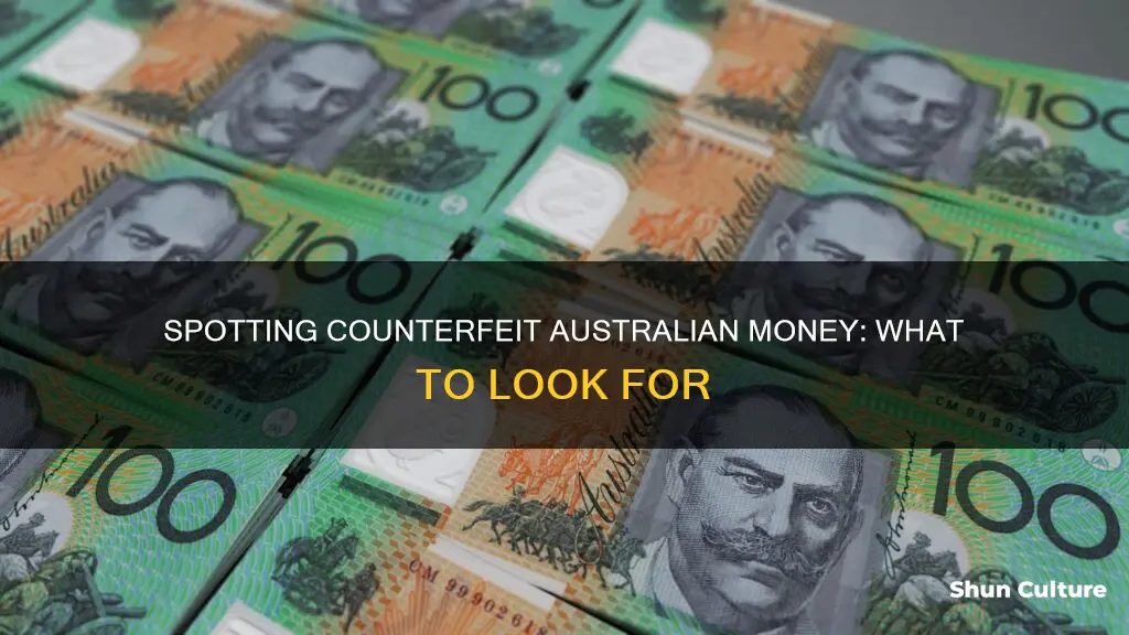 how to tell if australian money is counterfeit