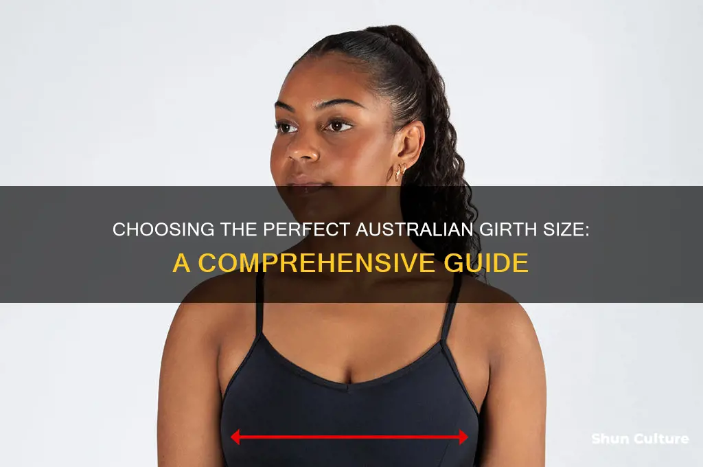 how to tell what size of australian girth I need