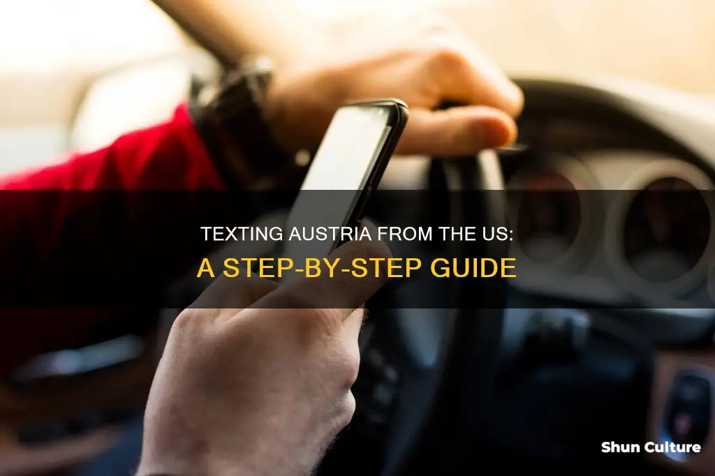 how to text austria from us