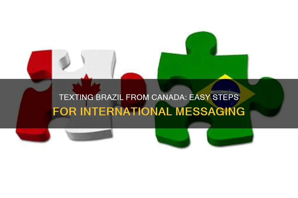how to text brazil from canada