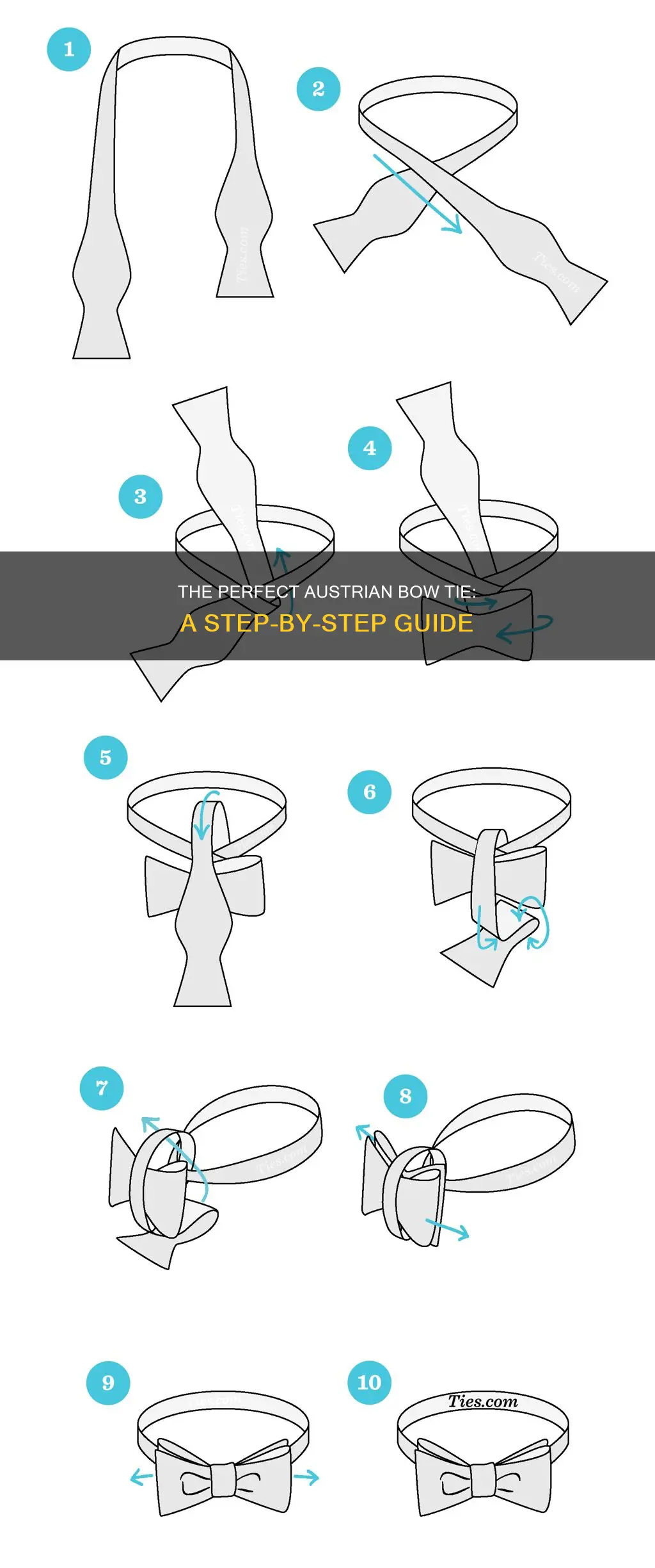 how to tie an austrian bow tie