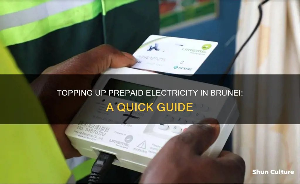 how to top up prepaid electricity brunei