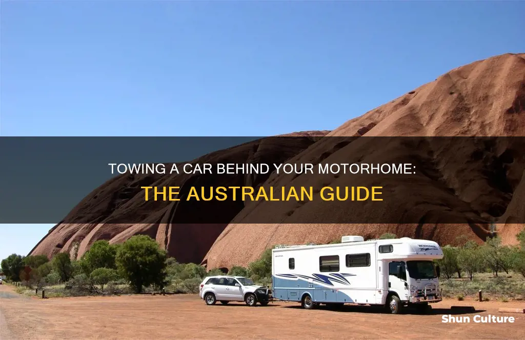 how to tow a car behind a motorhome in australia