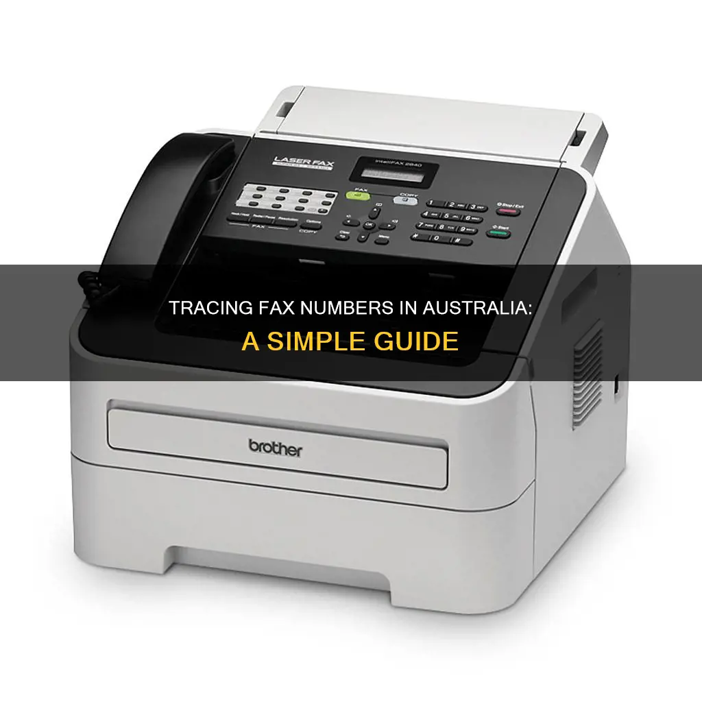 how to trace a fax number australia